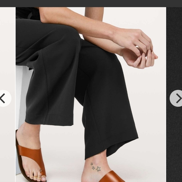Lululemon Noir Pant Sz 4 Black - Picture 3 of 12